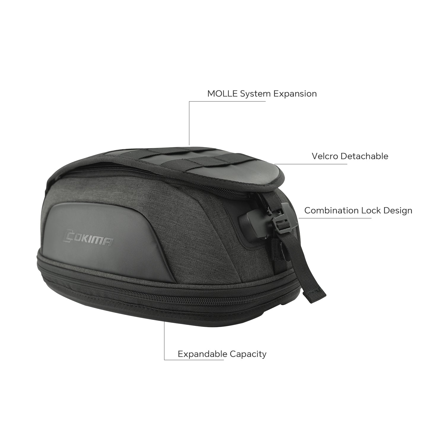 CK6-AST Motorcycle Magnetic Fuel Tank Bag