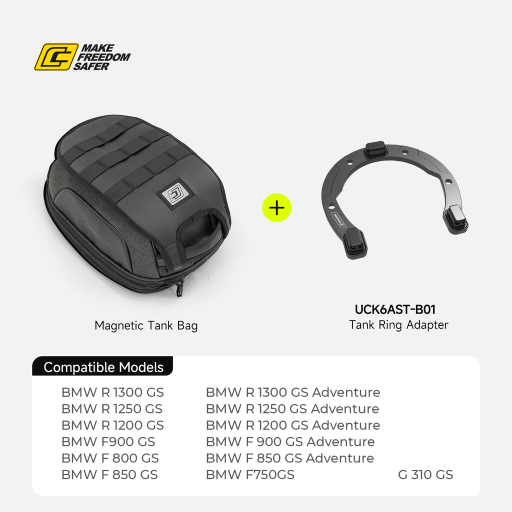 CK6-AST Motorcycle Magnetic Fuel Tank Bag