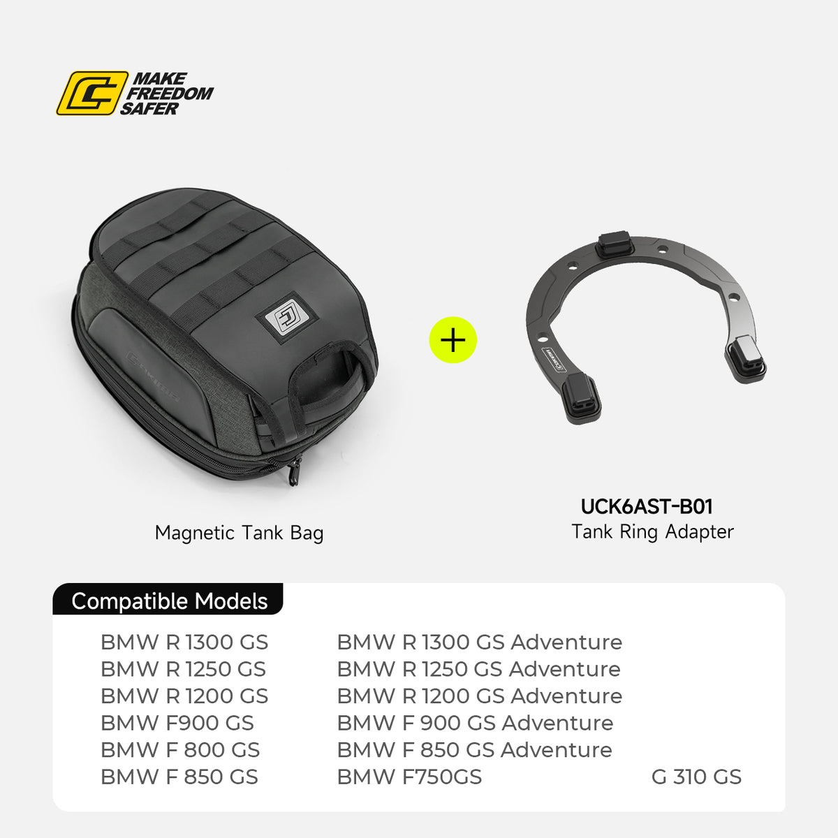 CK6-AST Motorcycle Magnetic Fuel Tank Bag