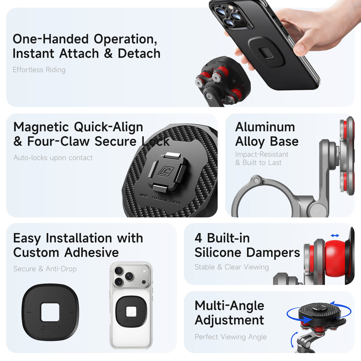 MAGNETIC QUICK-RELEASEPHONE MOUNT