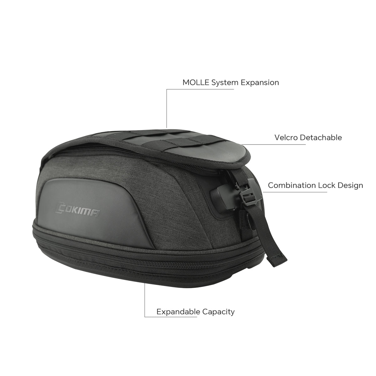 CK6-AST Motorcycle Magnetic Fuel Tank Bag