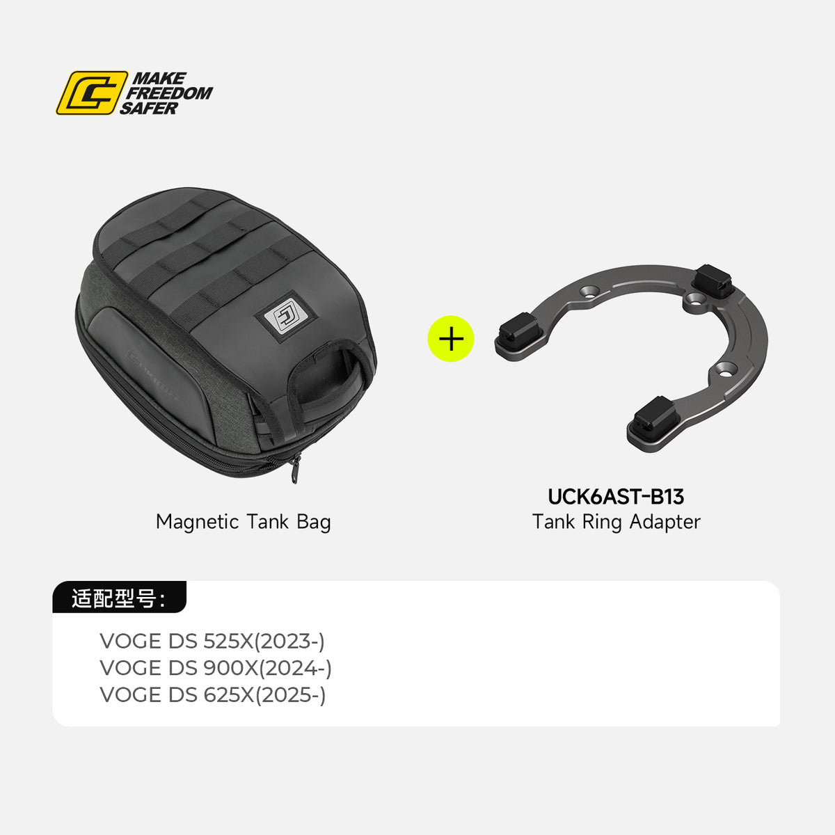 CK6-AST Motorcycle Magnetic Fuel Tank Bag