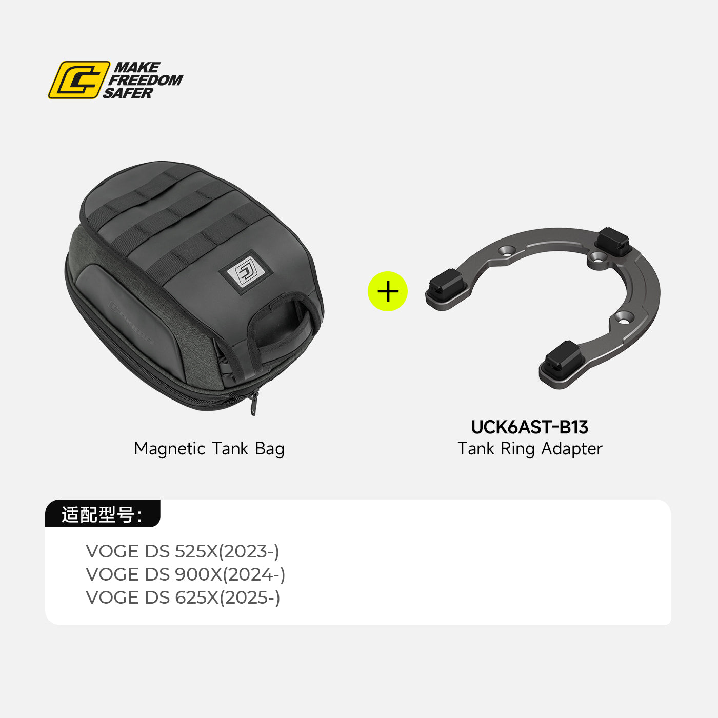 CK6-AST Motorcycle Magnetic Fuel Tank Bag