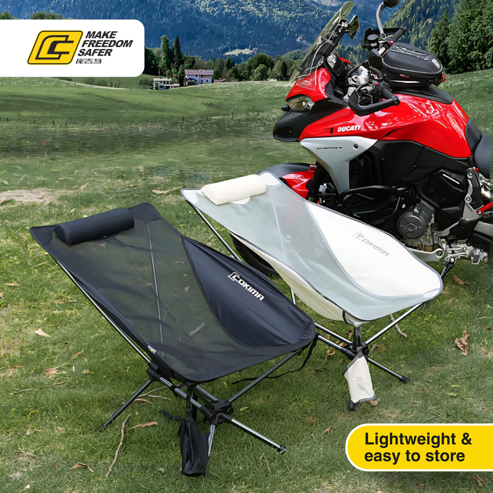 ADV Camping Chair – Ultimate Comfort for Riders
