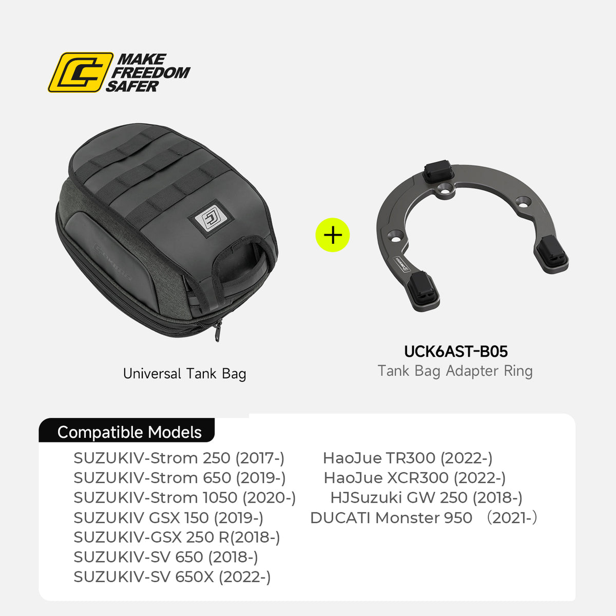 CK6-AST Motorcycle Magnetic Fuel Tank Bag