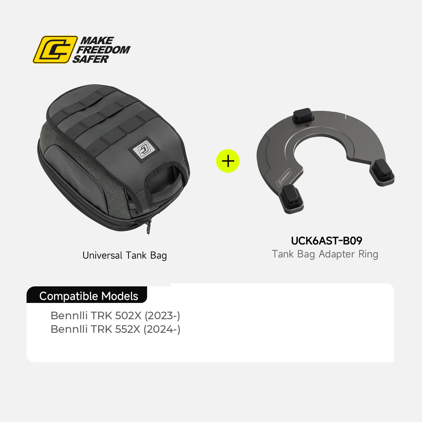 CK6-AST Motorcycle Magnetic Fuel Tank Bag