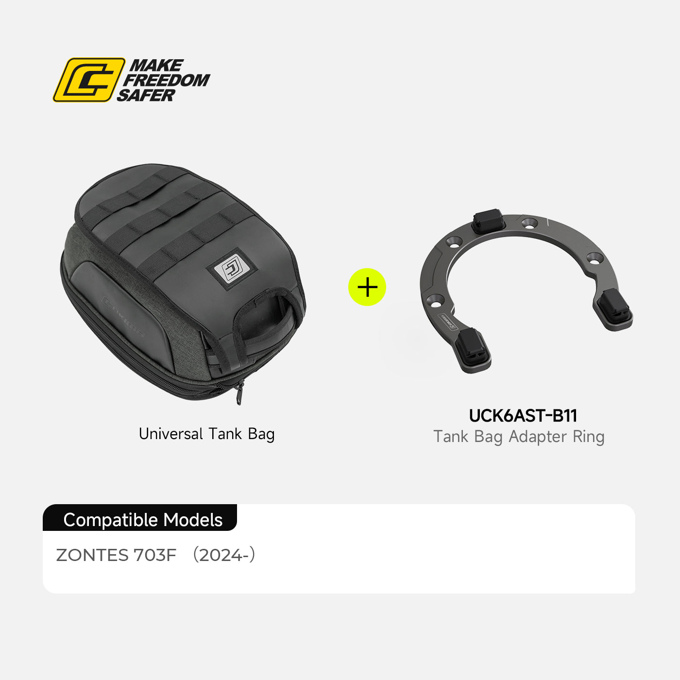CK6-AST Motorcycle Magnetic Fuel Tank Bag