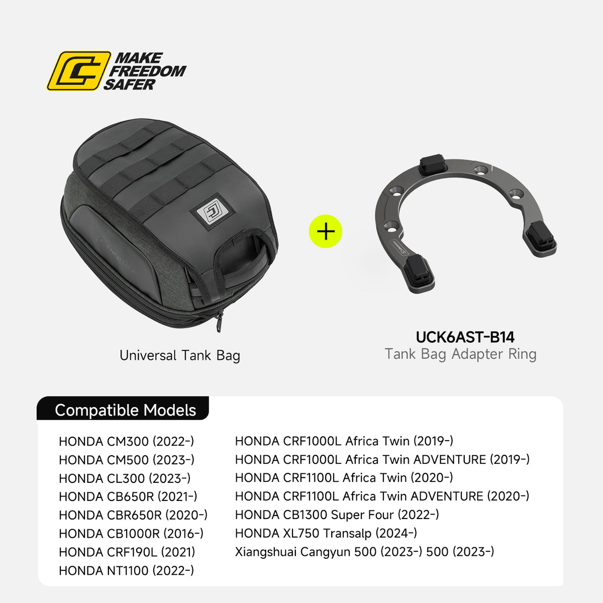 CK6-AST Motorcycle Magnetic Fuel Tank Bag
